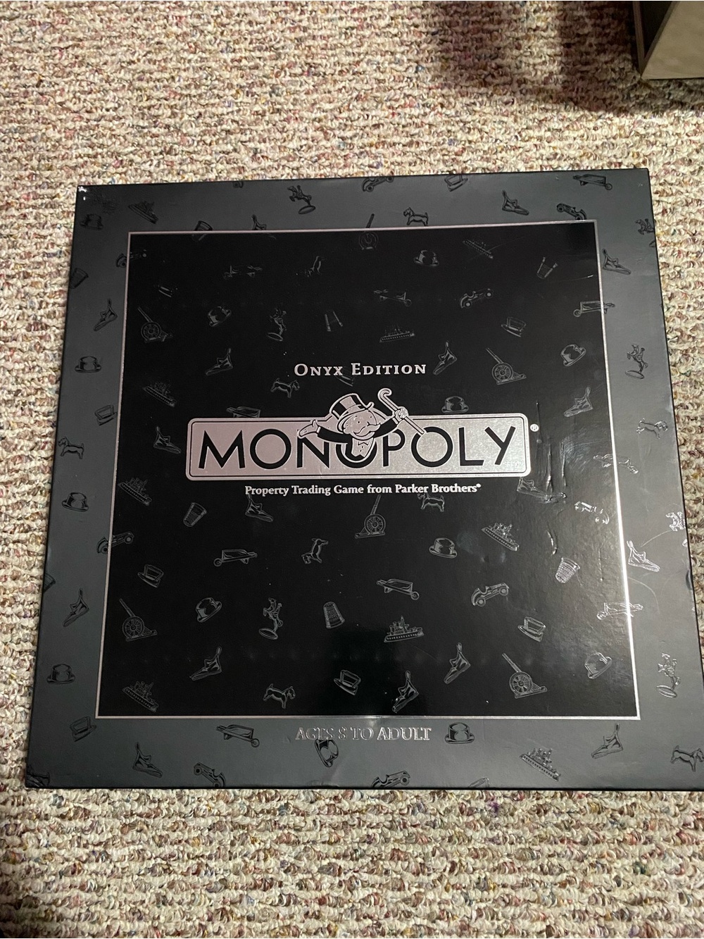Monopoly Onyx Edition Board Game - Black